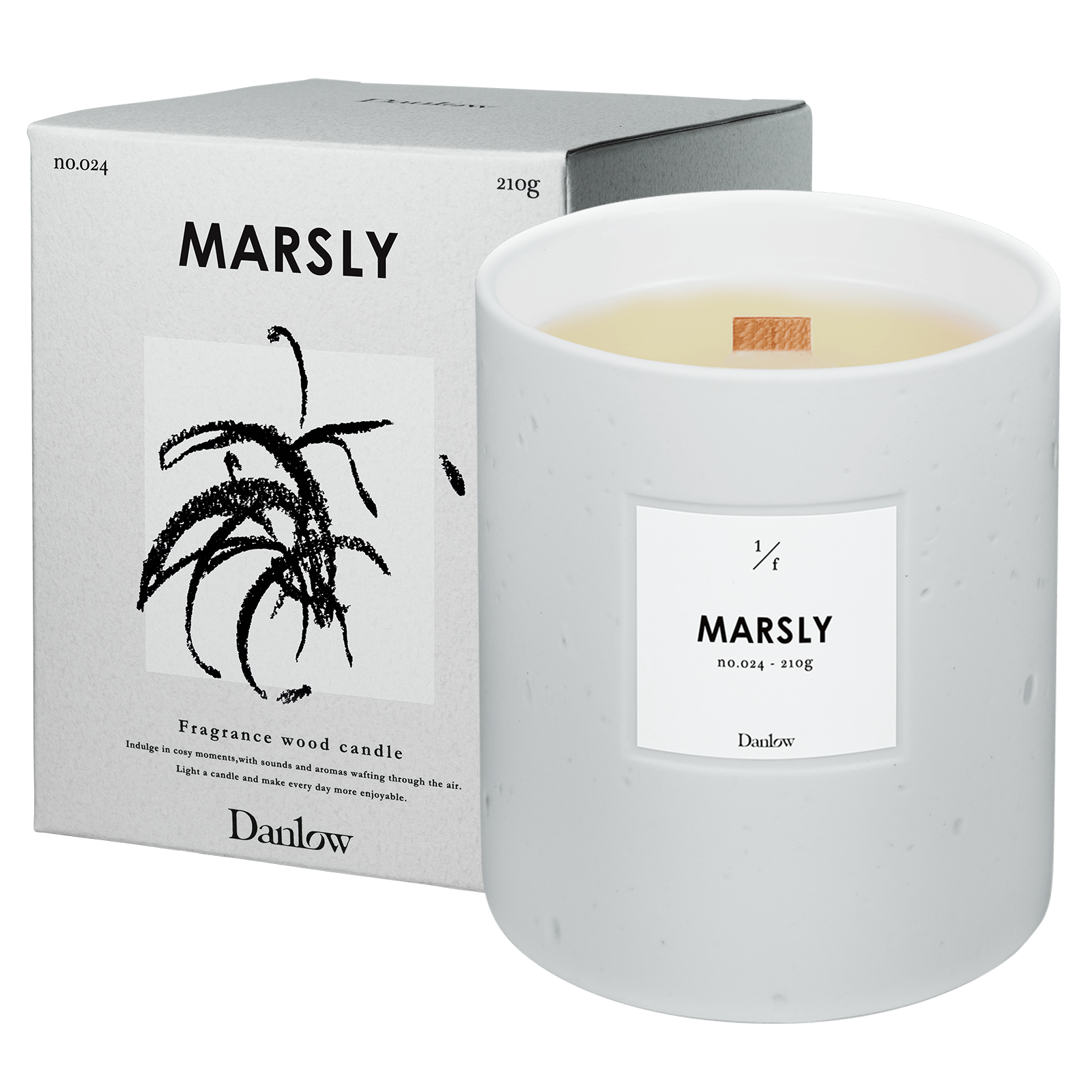 新品未開封Danlow フレグランスウッドキャンドルMARSLY(マーズリー) フレグランスウッドキャンドル - MARSLY(マーズリー) - – Danlow